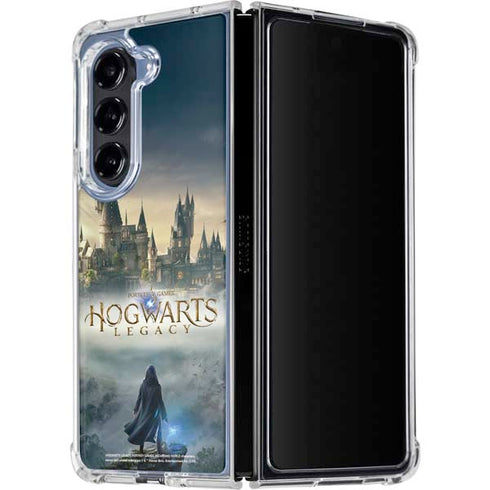 Wizarding World Hogwarts Legacy Main Poster Galaxy Z Fold5 5G Clear Case