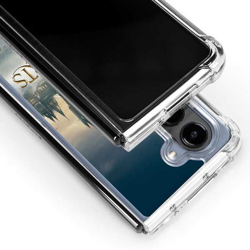 Wizarding World Hogwarts Legacy Main Poster Galaxy Z Fold5 5G Clear Case