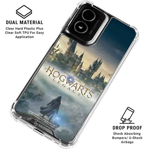 Wizarding World Hogwarts Legacy Main Poster Moto G Power 5G (2024) Clear Case