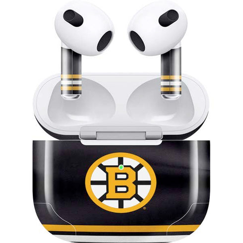 NHL Boston Bruins Home Jersey Apple AirPods (3rd Gen 2021) Skin