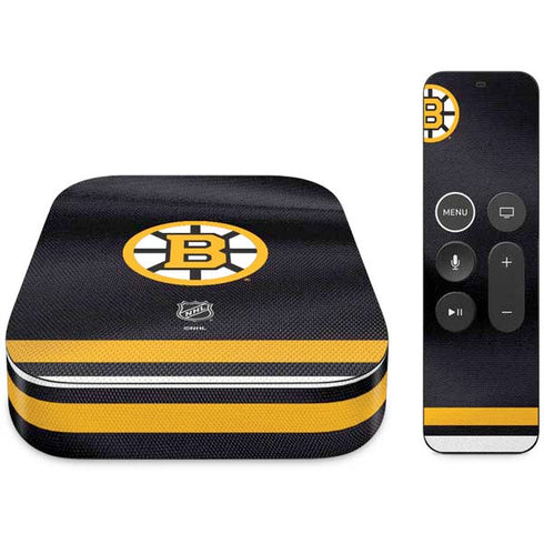 NHL Boston Bruins Home Jersey Apple TV Skin