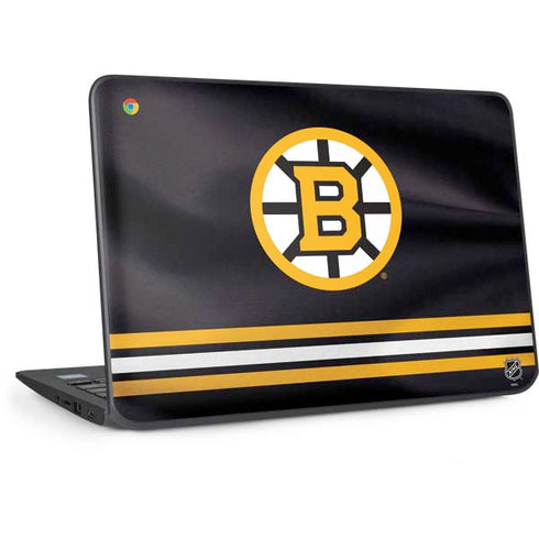 NHL Boston Bruins Home Jersey HP Chromebook Skin