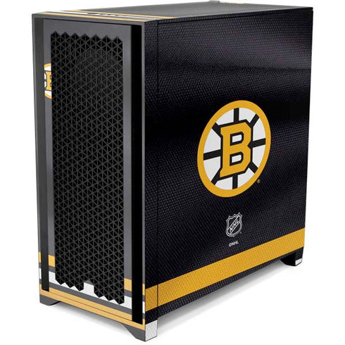 NHL Boston Bruins Home Jersey Corsair 4000D Tempered Glass Mid-Tower ATX Case Skin