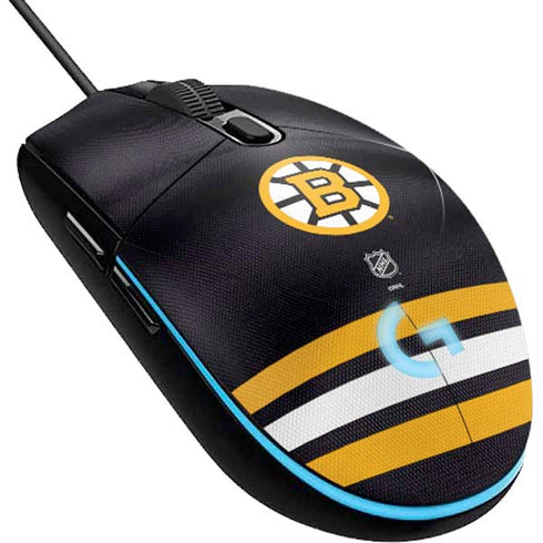 NHL Boston Bruins Home Jersey G203 Prodigy RGB Wired Gaming Mouse Skin