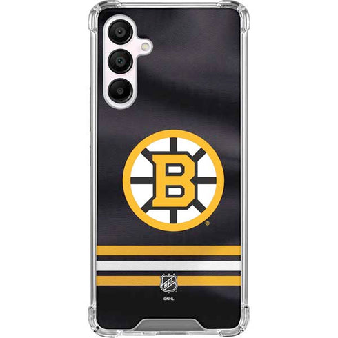 NHL Boston Bruins Home Jersey Galaxy A16 5G Clear Case