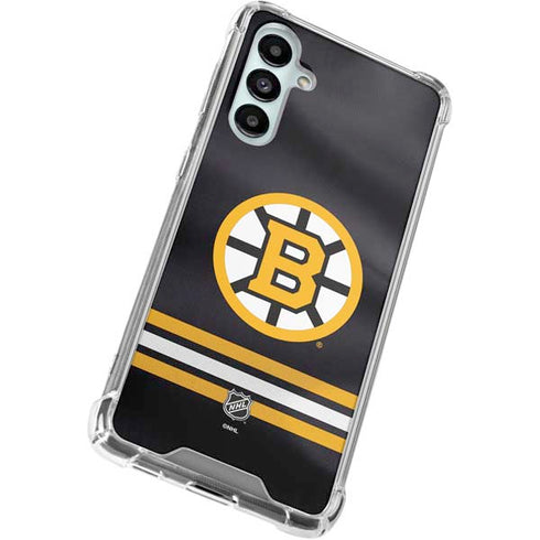 NHL Boston Bruins Home Jersey Galaxy A16 5G Clear Case