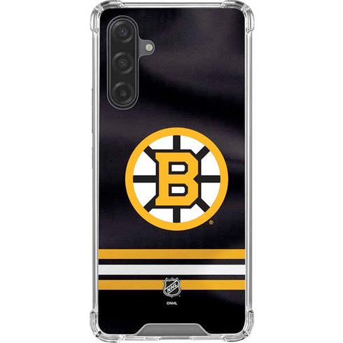 NHL Boston Bruins Home Jersey Galaxy A17 Clear Case
