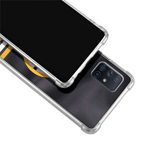 NHL Boston Bruins Home Jersey Galaxy A71 5G Clear Case