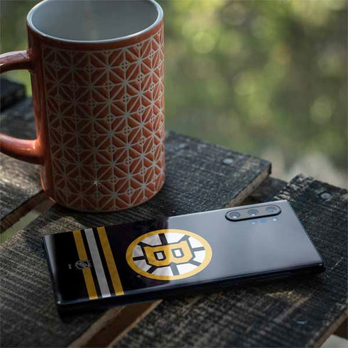 NHL Boston Bruins Home Jersey Galaxy Note 10 Plus Skin