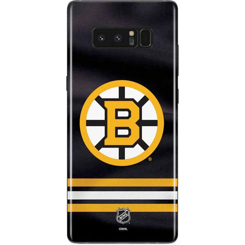 NHL Boston Bruins Home Jersey Galaxy Note 8 Skin