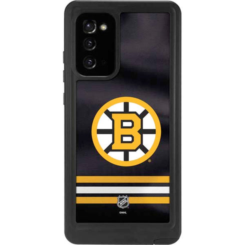 NHL Boston Bruins Home Jersey Galaxy Note20 5G Waterproof Case