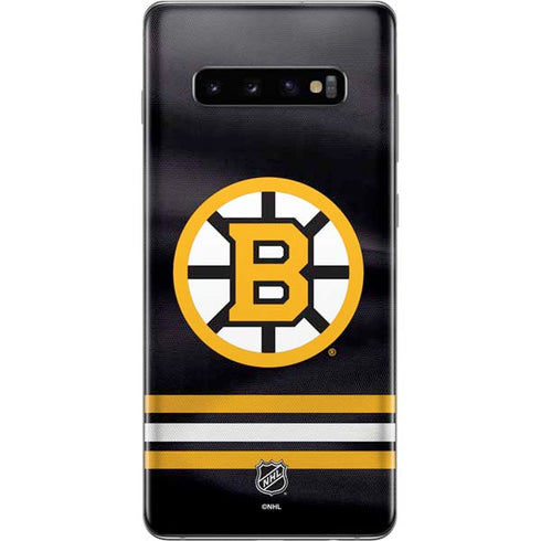 NHL Boston Bruins Home Jersey Galaxy S10 Plus Skin