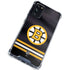 NHL Boston Bruins Home Jersey Galaxy S20 FE Clear Case