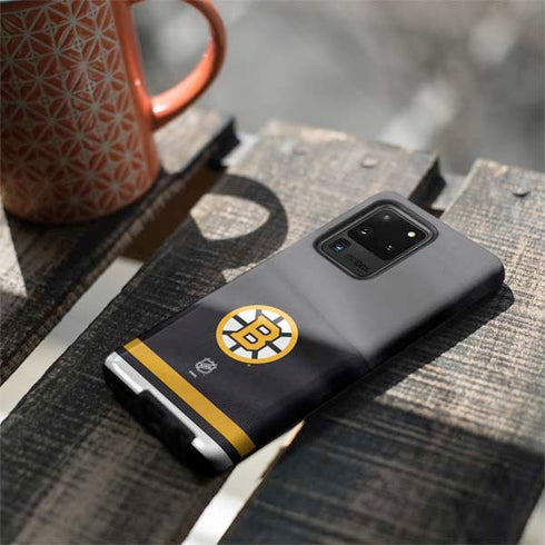 NHL Boston Bruins Home Jersey Galaxy S20 Ultra 5G Pro Case