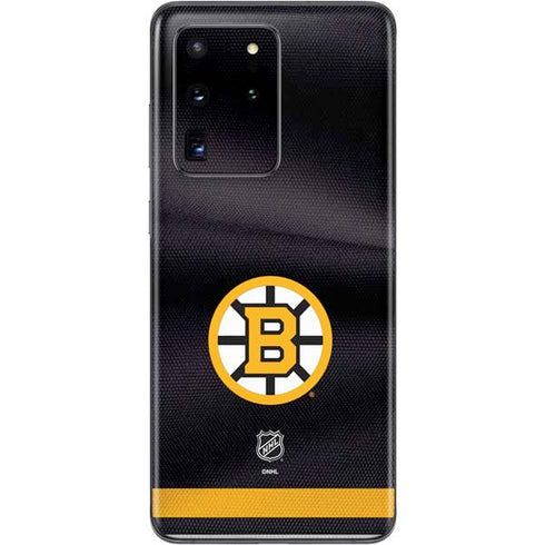 NHL Boston Bruins Home Jersey Galaxy S20 Ultra 5G Skin