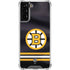 NHL Boston Bruins Home Jersey Galaxy S21 FE Clear Case