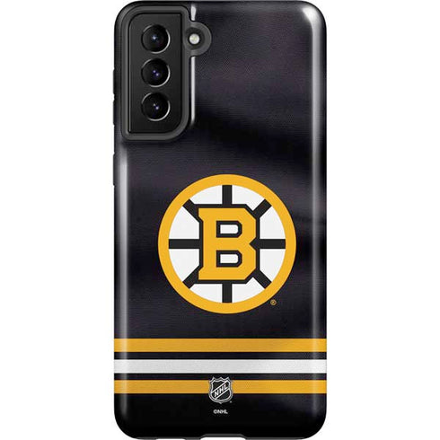 NHL Boston Bruins Home Jersey Galaxy S21 Plus 5G Pro Case