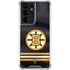 NHL Boston Bruins Home Jersey Galaxy S21 Ultra 5G Clear Case