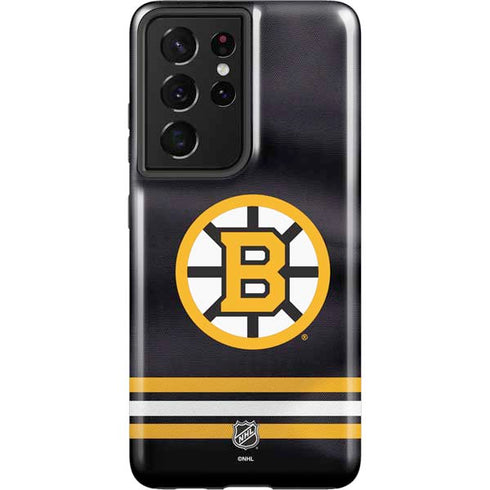 NHL Boston Bruins Home Jersey Galaxy S21 Ultra 5G Pro Case