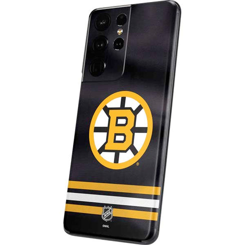 NHL Boston Bruins Home Jersey Galaxy S21 Ultra 5G Skin
