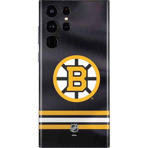 NHL Boston Bruins Home Jersey Galaxy S22 Ultra Skin