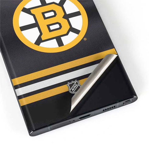 NHL Boston Bruins Home Jersey Galaxy S22 Ultra Skin