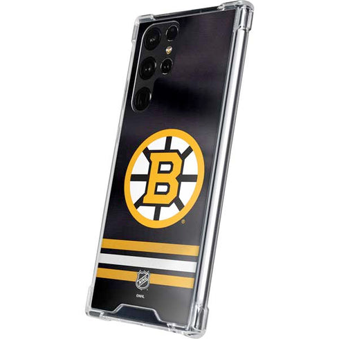NHL Boston Bruins Home Jersey Galaxy S23 Ultra Clear Case