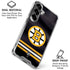NHL Boston Bruins Home Jersey Galaxy S26 Plus Clear Case