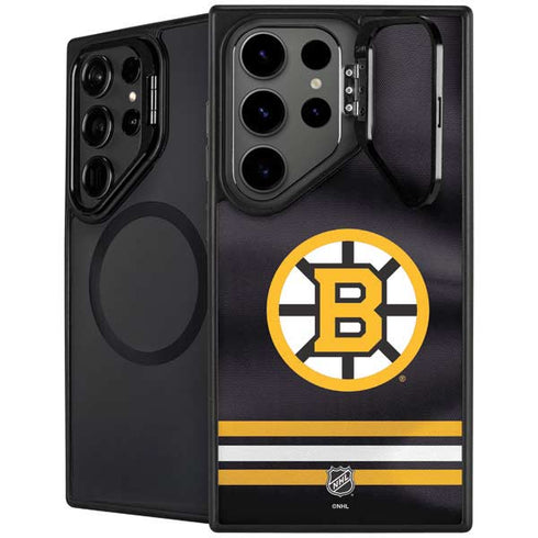 NHL Boston Bruins Home Jersey Galaxy S26 Ultra Kickstand Case