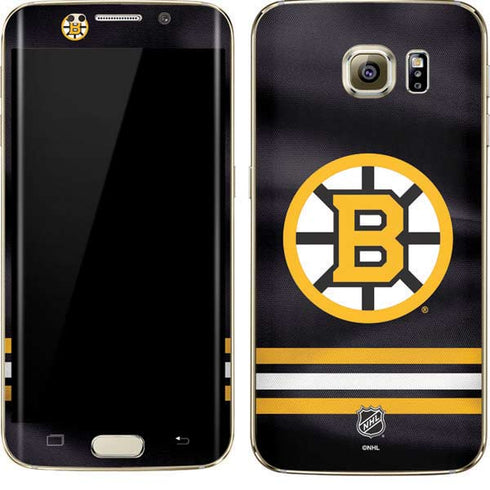 NHL Boston Bruins Home Jersey Galaxy S7 Edge Skin