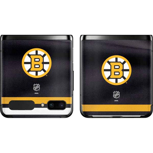 NHL Boston Bruins Home Jersey Galaxy Z Flip Skin
