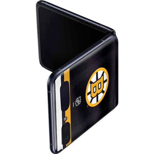 NHL Boston Bruins Home Jersey Galaxy Z Flip Skin