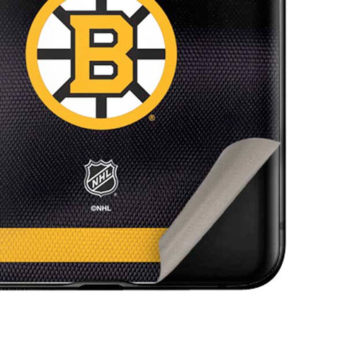 NHL Boston Bruins Home Jersey Galaxy Z Flip Skin