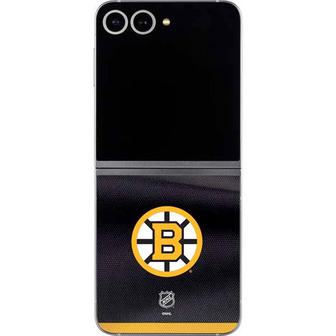 NHL Boston Bruins Home Jersey Galaxy Z Flip6 Skin