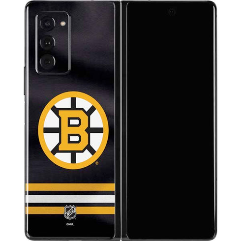 NHL Boston Bruins Home Jersey Galaxy Z Fold2 5G Skin