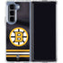 NHL Boston Bruins Home Jersey Galaxy Z Fold5 5G Clear Case