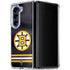 NHL Boston Bruins Home Jersey Galaxy Z Fold5 5G Clear Case