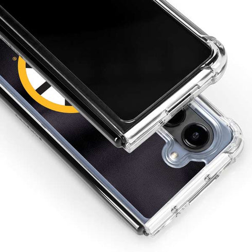 NHL Boston Bruins Home Jersey Galaxy Z Fold5 5G Clear Case