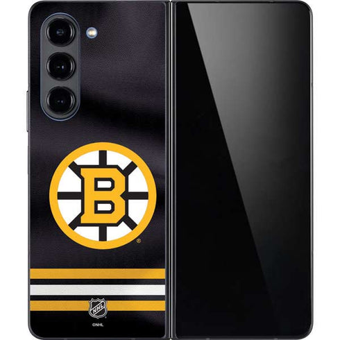 NHL Boston Bruins Home Jersey Galaxy Z Fold5 5G Skin