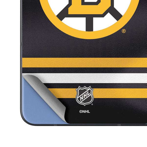 NHL Boston Bruins Home Jersey Galaxy Z Fold5 5G Skin