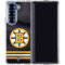 NHL Boston Bruins Home Jersey Galaxy Z Fold7 Clear Case