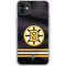 NHL Boston Bruins Home Jersey iPhone 11 Clear Case