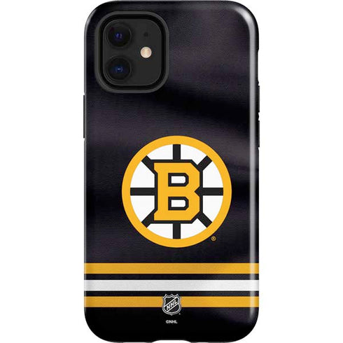 NHL Boston Bruins Home Jersey iPhone 12 Mini Impact Case