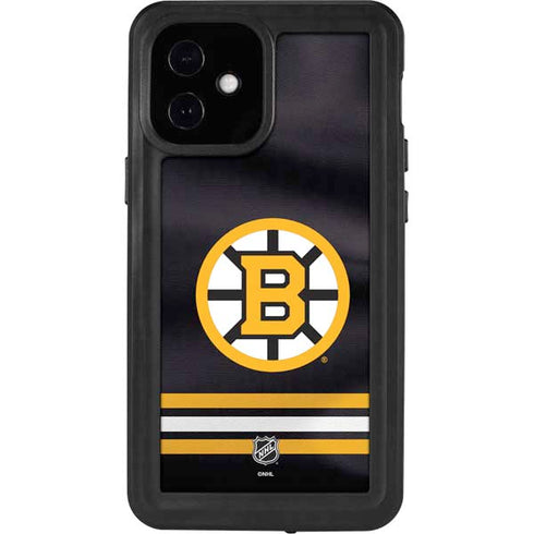 NHL Boston Bruins Home Jersey iPhone 12 Mini Waterproof Case