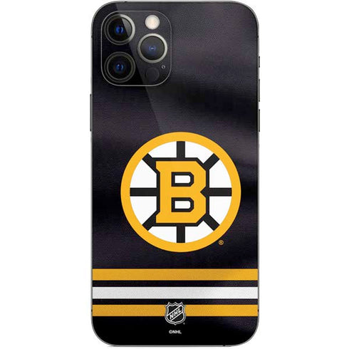 NHL Boston Bruins Home Jersey iPhone 12 Pro Skin