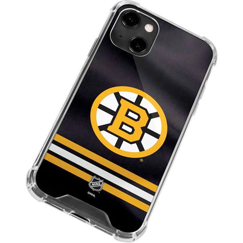 NHL Boston Bruins Home Jersey iPhone 13 Clear Case