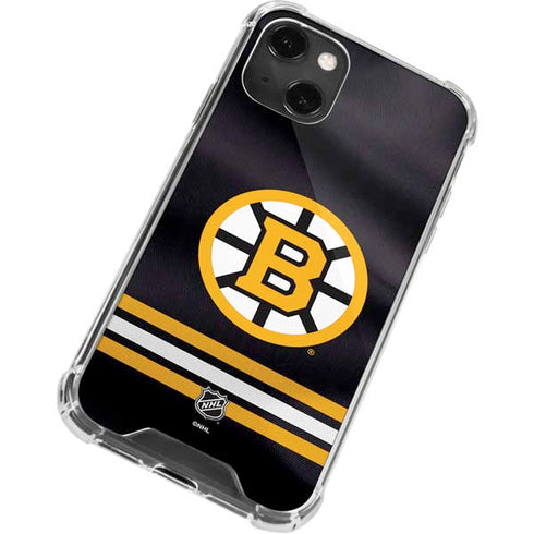 NHL Boston Bruins Home Jersey iPhone 13 Mini Clear Case