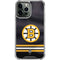 NHL Boston Bruins Home Jersey iPhone 13 Pro Max Clear Case