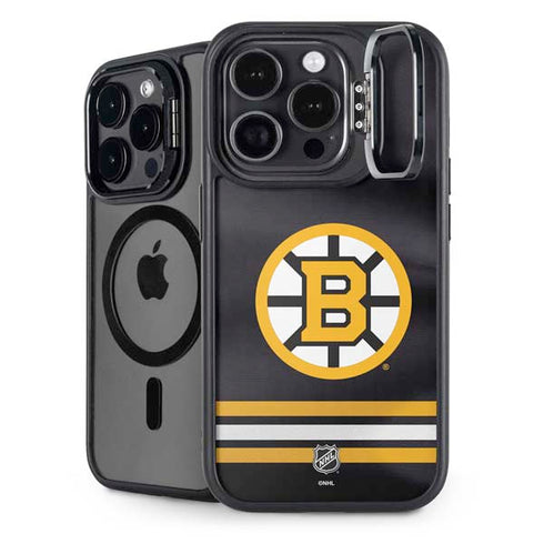 NHL Boston Bruins Home Jersey iPhone 13 Pro Max Kickstand Case