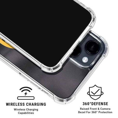 NHL Boston Bruins Home Jersey iPhone 14 Plus Clear Case